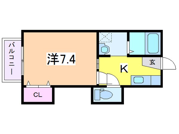 スカイ白山の物件間取画像